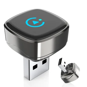 Adattatore Wireless Ultra Mini CarPlay 2026 per Android Auto USB, Dongle Plug & Play per CarPlay Cablato di Fabbrica, Compatibile con iOS e Android