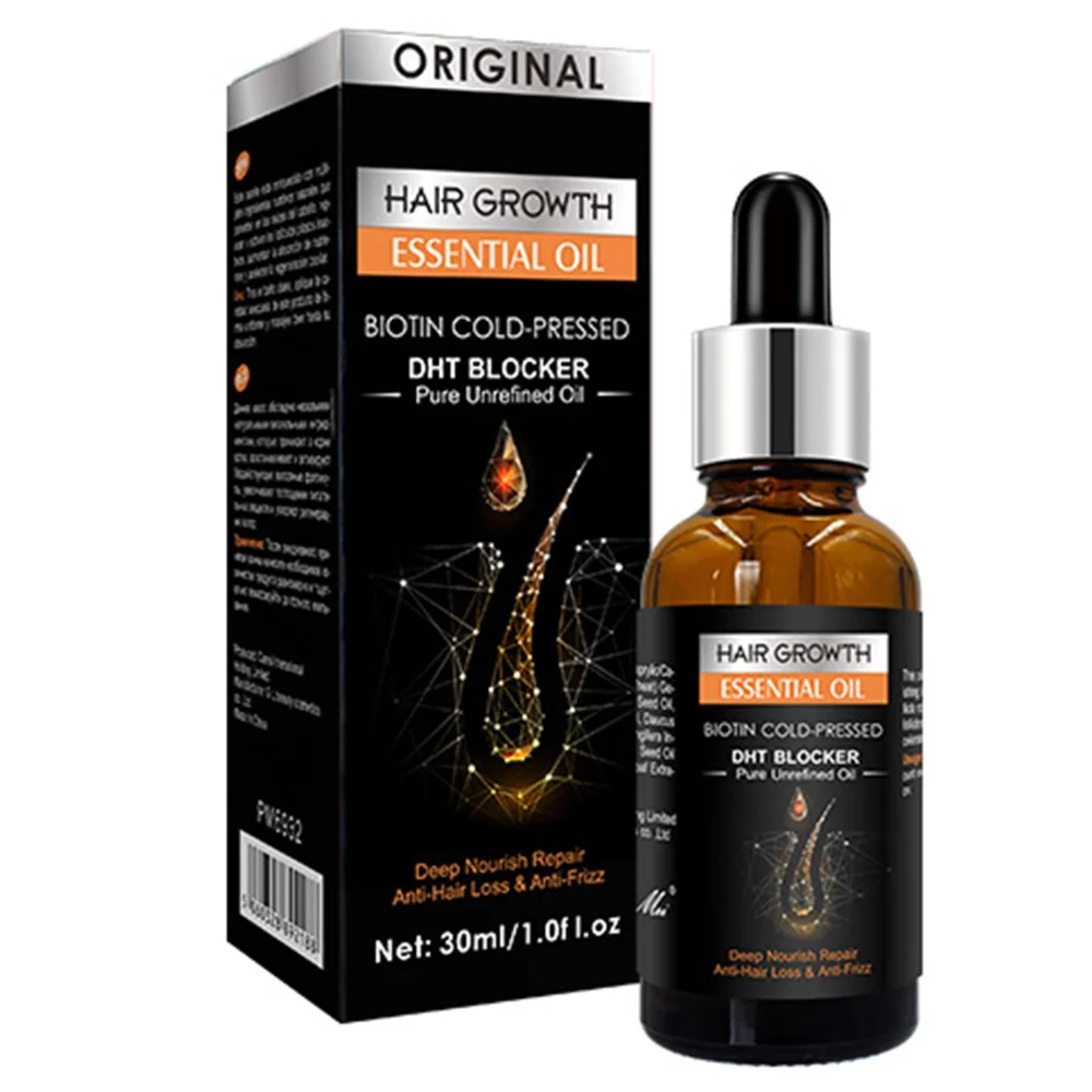 Hair Growth Essential Oil Biotin Cold-Pressed DHT Blocker Hair Growth Shampoo Anti-Hair Loss Conditioner Accessories hair growth serum hair growth spray hair care oil hair growth cream hair growth shampoo set