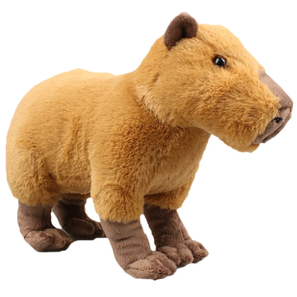 30cm Simulation Capybara Plush Toy Kawaii Capybara Stuffed Doll Soft  Capybara Animal Doll for Children Girls Christmas Gift Toy