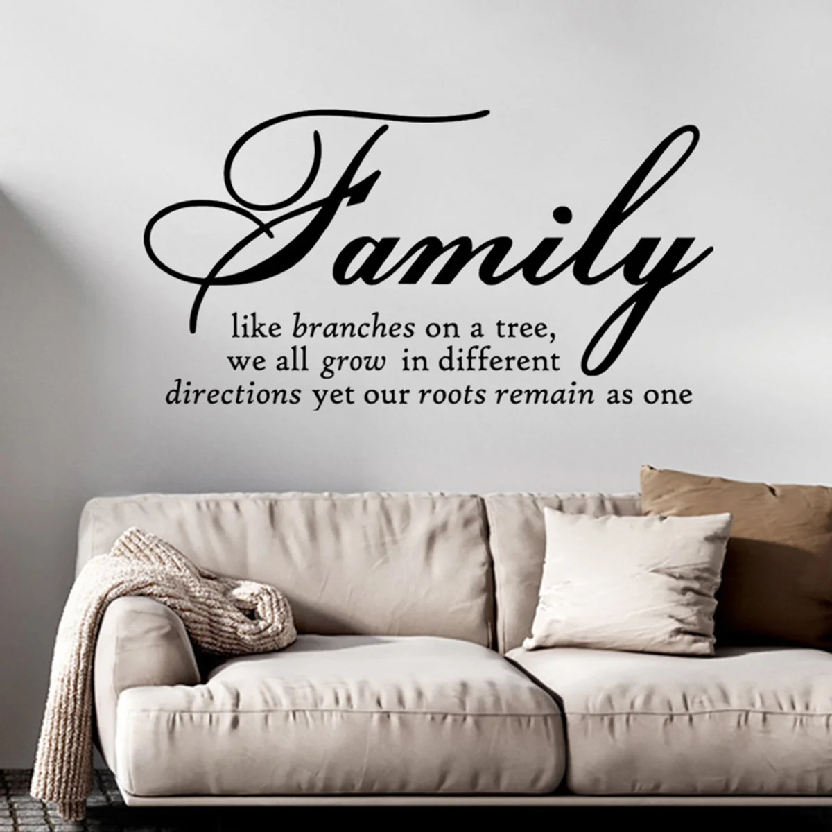 

Family Like Branch Quote Wall Sticker Removable PVC Art Decals Home Office Decor For House Bedroom Decor Living Room Decoration