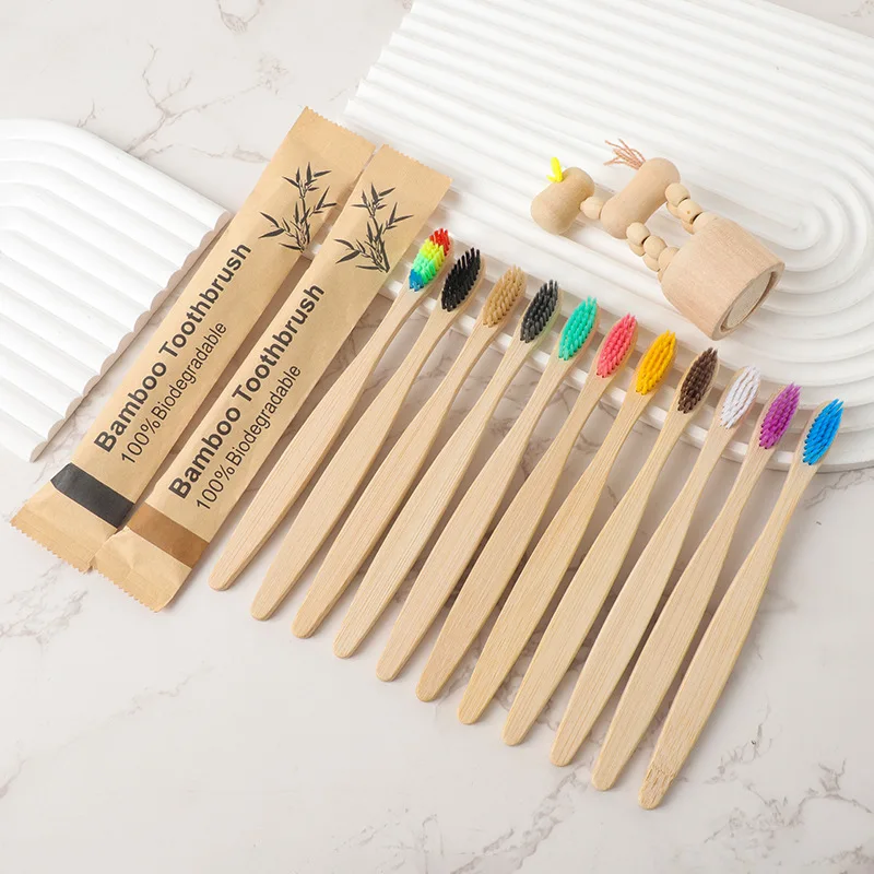 Eco-Friendly Bamboo Toothbrush Set - Natural Dental Care Solution