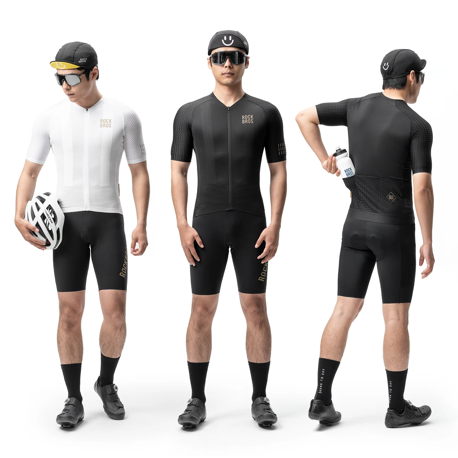ROCKBROS Cycling Jersey Short Sleeve Windproof Shirt Bike Sports Shirt Breathable Reflective Summer Shirt with YKK Zipper 2