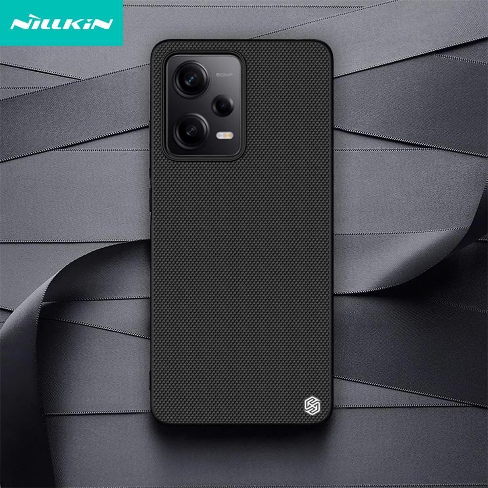 

NILLKIN For Xiaomi POCO X5 Pro 5G Case Textured Nylon Fiber Case Weaving Material Non-slip Back Cover For POCO X5 5G Phone Shell