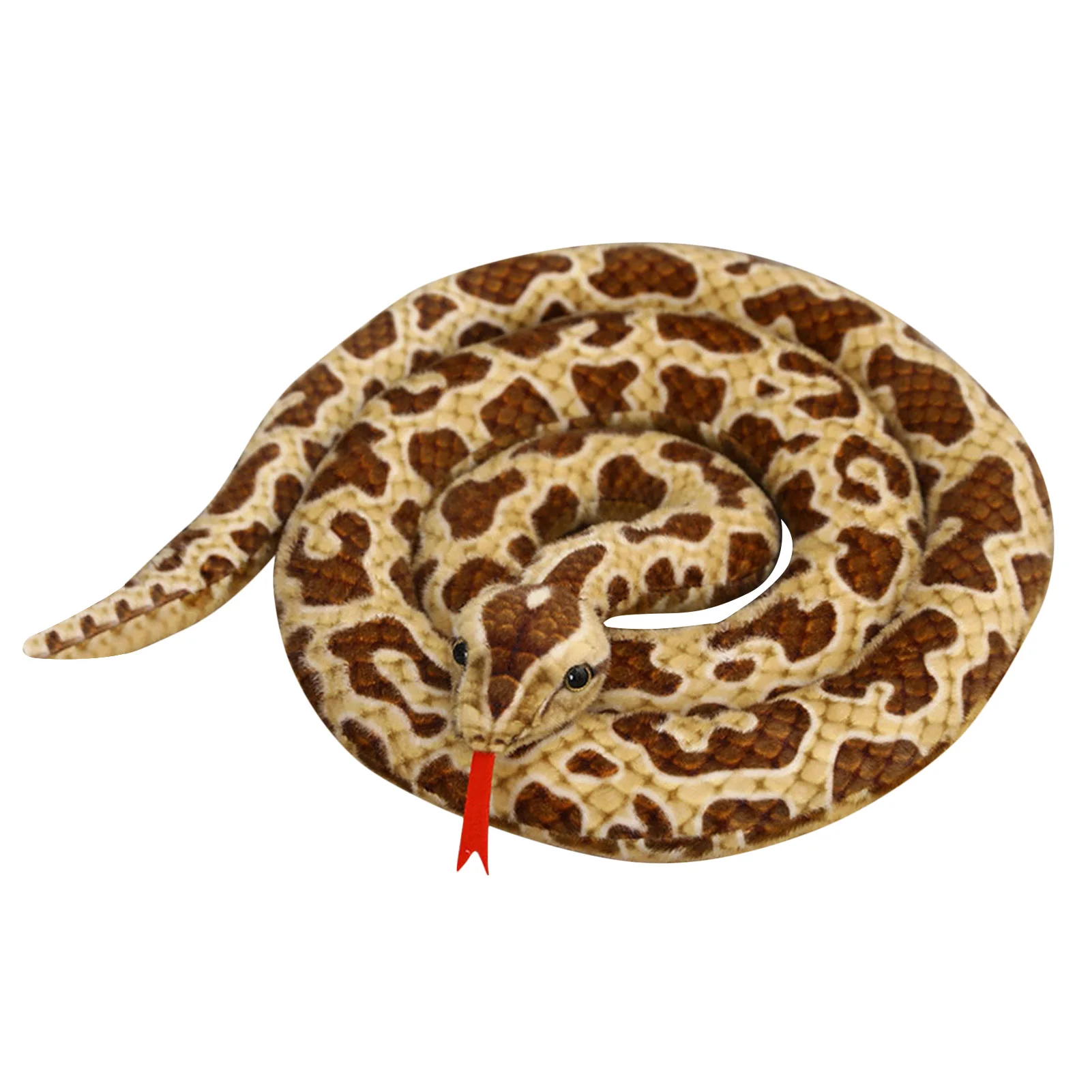 

Plush Simulation Snake Doll Soft And Comfortable Realistic Stuffed Animal Snake Toy Kids Companion Pet Birthday Gift Home