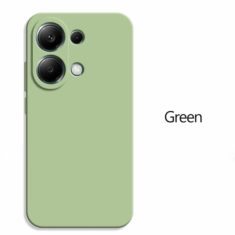 thumbnail image 1 of Redmi Note 13 Pro Case Luxury Square Liquid Silicone Soft Phone Case For Xiaomi Redmi Note 13 Note13 Pro Note13pro Plus 5G Cover, 1 of 5