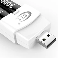 2 Slots USB Battery Charger For AA / AAA Batteries 1.2V Universal Rechargeable Ni-MH Ni-CD Battery Charge Adapter Charging Tools 4