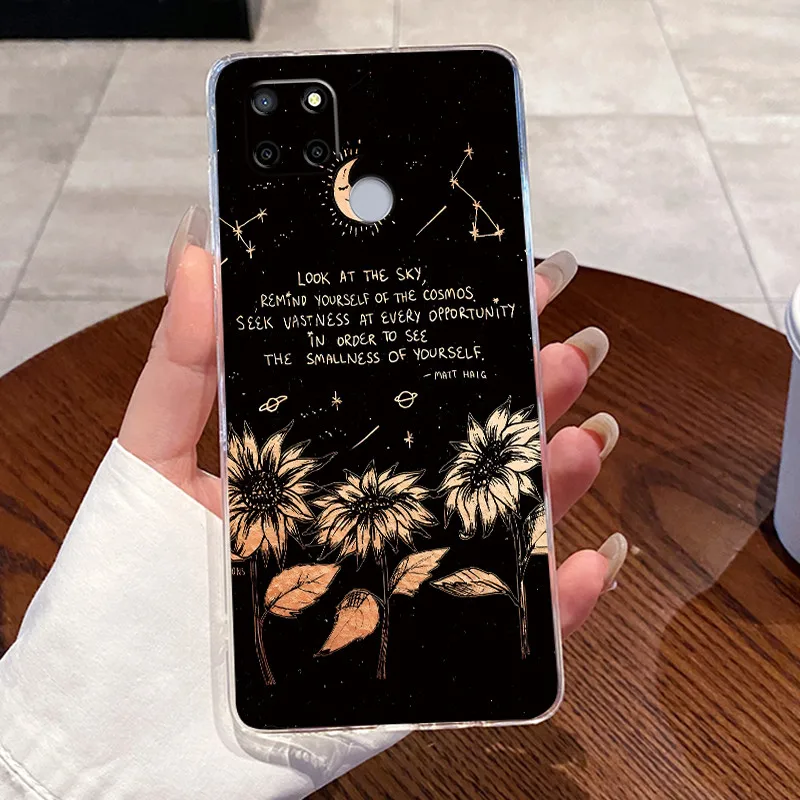 Aesthetic Cute Cat Astronaut Transparent Silicone Phone Case Cover