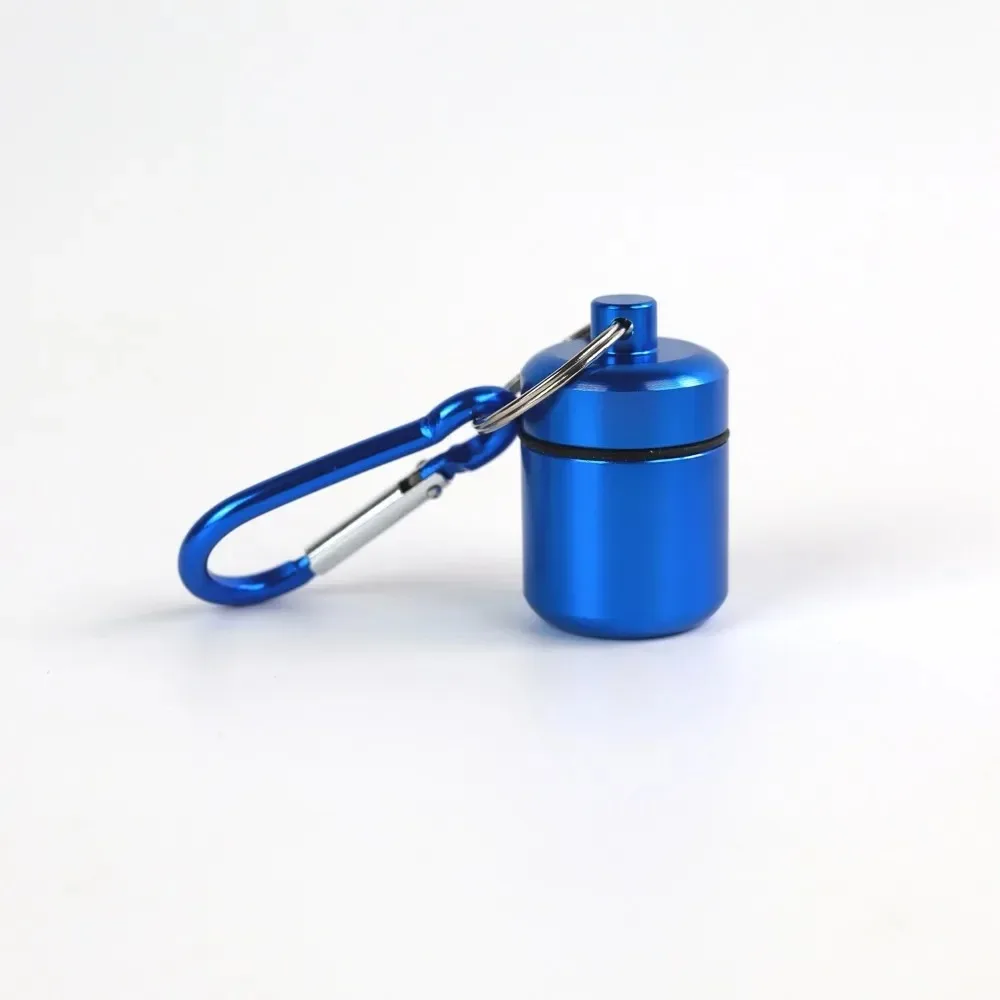 Premium Portable Aluminum Waterproof Keychain Case – Sleek Travel Container