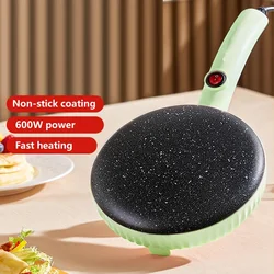 220V Non-stick Electric Crepe Maker Automatic Electric Baking Pan Pancake Machine DIY Breakfast Maker 600W