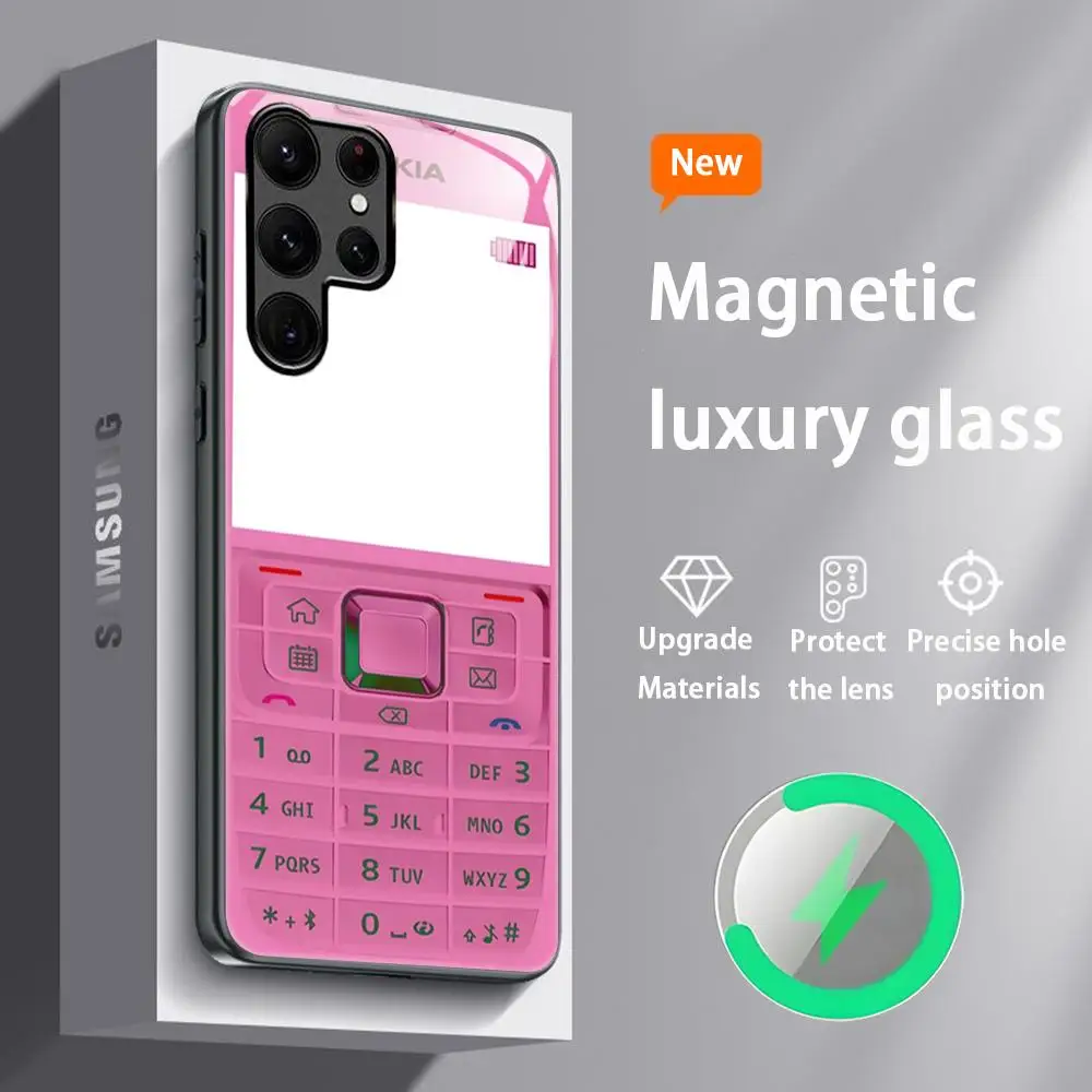 Premium Magnetic Glass Phone Case - Cool Design by N-Nokiaes-s Brand