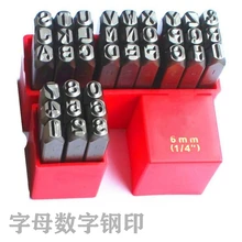 Steel Alphabet letter Number leather Stamp Punch Set Leather Craft custom name Metal Printing Mold Engraving 36pc/lot