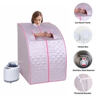 Single Personal Steam Sauna Spa Portable Folding Steam Sauna with 1000W&2.6L Steam Generator Person Sauna Tent for Relaxation 2
