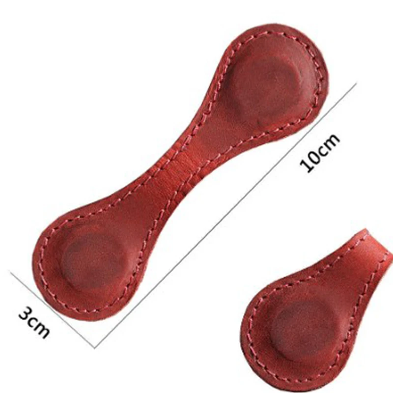 Bookmark Set Vintage Magnetic Leather Double-sided Magnetic Buckle Magnet Clip
