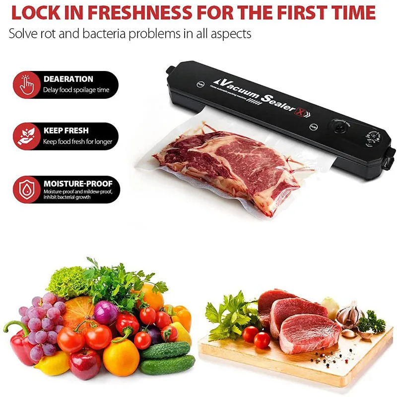 Food Vacuum Sealer Packaging Machine Household Keep Food Fresh Vacuum Bags  Including Vaccum Packer Can Be Use For Food Saver - Vacuum Food Sealers -  AliExpress