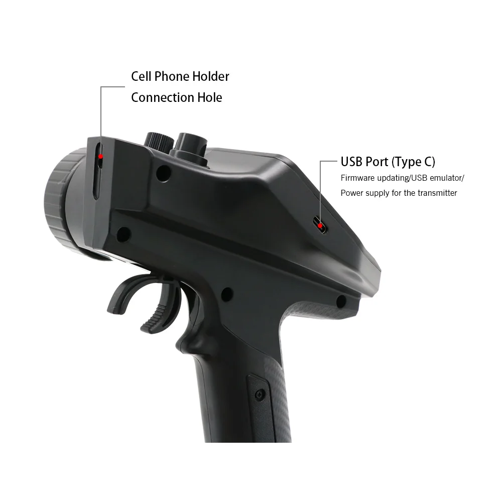 2,4G 7-Kanal Fernbedienung Für RC Auto & Boot - Mit Empfänger