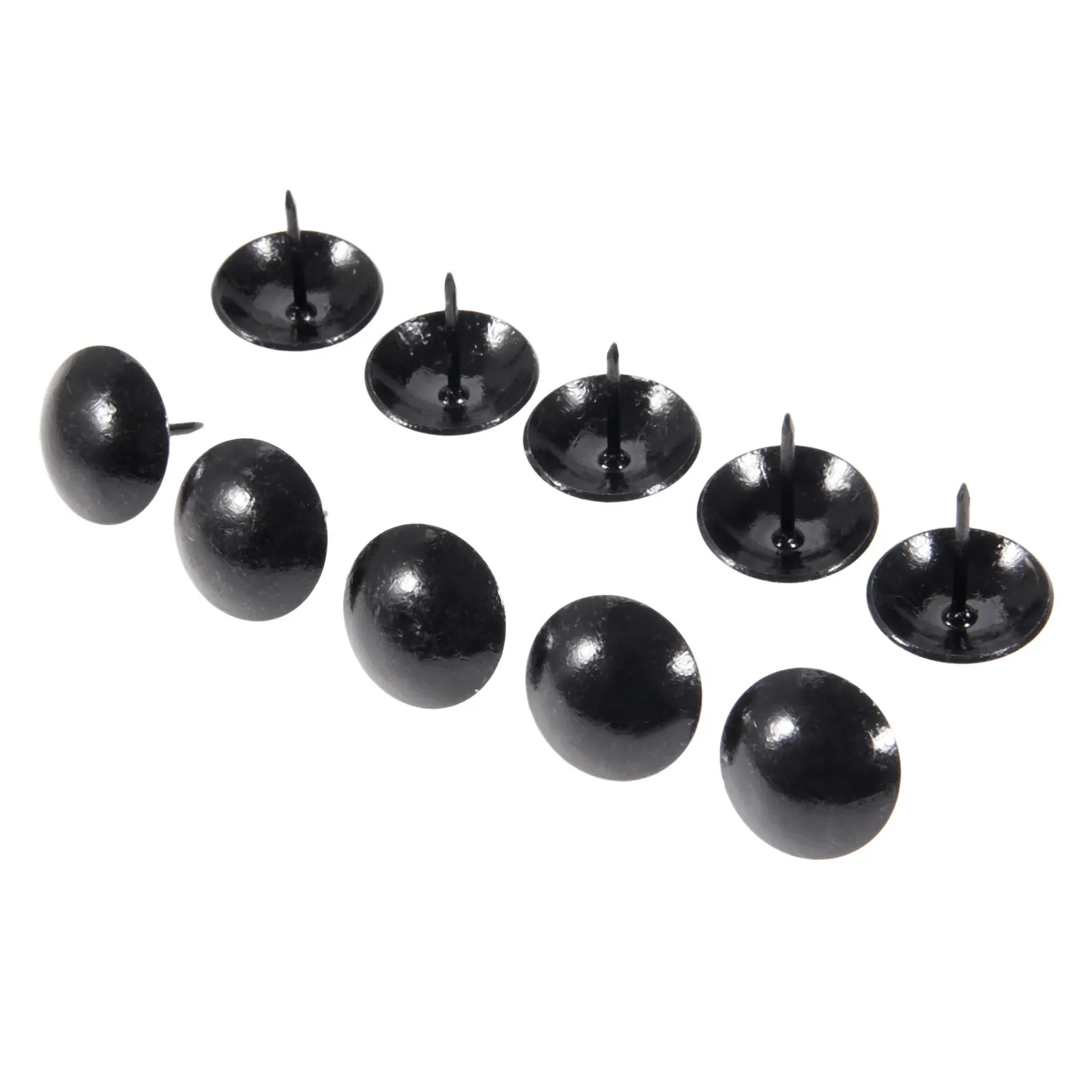 Upholstery Nail 10Pcs 25mm Antique Black Upholstery Nail Jewelry Wood Box Sofa Decorative Tack Stud Pushpin Doornail Furniture Hardware
