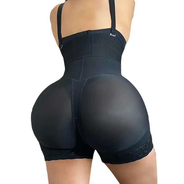 Kadın korse bodycorset yüksek sıkıştırma konfeksiyon karın kontrol çift  Bodysuit bel eğitmen açık büstü Shapewear Fajas