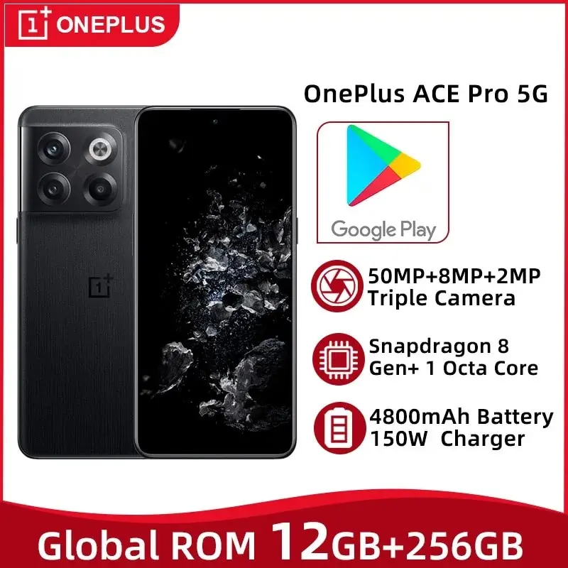 

Global ROM OnePlus ACE Pro 5G Snapdragon 8 Plus Gen 1 Octa Core 6.7'' 120Hz FHD+ Display 50MP Triple Camera 4800mAh Battery 150W