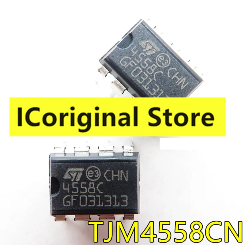 

Original in stock ST TJM4558CN 4558C DIP-8 Dual operational amplifier package DIP8