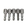 5pcs Socket Adapter Hex Drill Bit Magnetic Nut Driver Set 8mm 5/16" for Electric Drills Screw Driver Power Tool Accessories 1