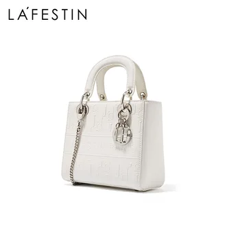 Original LA FESTIN Fashion One Shoulder Luxury Brand Designer Fashionable Little Fragrance Diana Bag Handbag Female Temperament