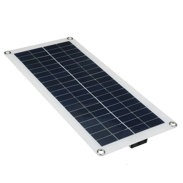 10W Napelemes Panel Vízálló Kültéri Túrázás Rugalmas Panelek Napelemek Hordozható Usb Kettős Kimenetelű Töltő Autócsónak Moblie Telefonhoz - Image 5