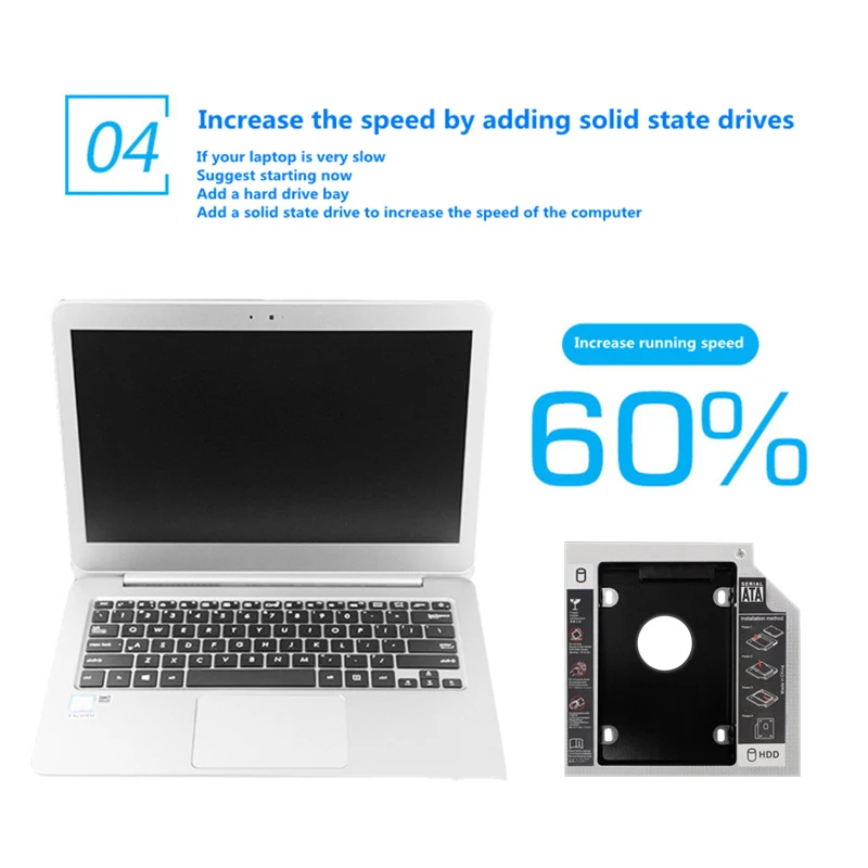 Ǯ ˷̴ ϵ ũ Ʈ, Ʈ  Sata3 SSD ָ Ʈ ̺  귡Ŷ, HDD ĳ, 12.7 ġ, 9.5 ġ