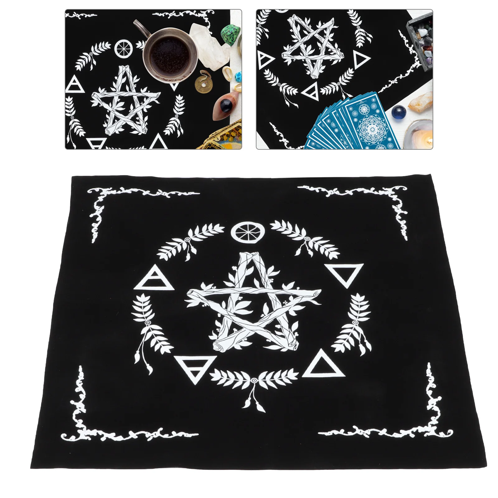 

Tarot Tablecloth Creative Divination Tablecloths Props Exquisite Flannel Decorative Altar
