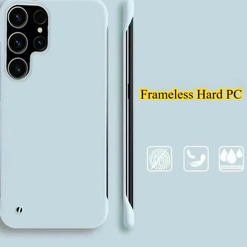 Matte Ultra-Thin Hard Cover Slim Frameless PC Case