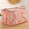24L Cube Folding Fabric Storage Basket Closet Organizador Clothes Storage Boxes Home Office Shelf Organizers for Kids Toys 3