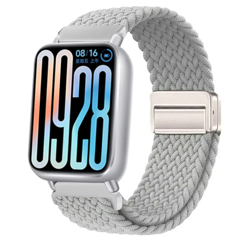 Breathable Nylon Strap with Braided Magnetic Buckle - Adjustable Wristband