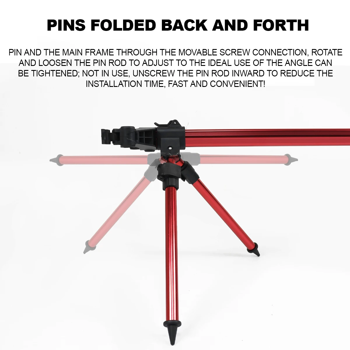 High Quality Adjustable 3 Rod 4 Rod Aluminum Holders With Bag for Carp Fishing Tackle