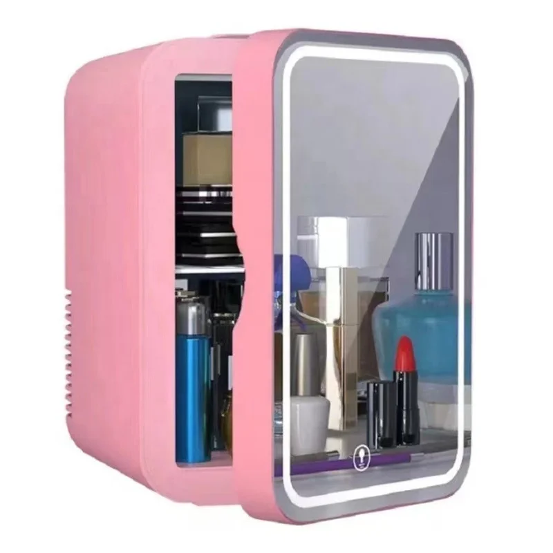 Portable cosmetic skincare refrigerator make up beauty fridge refrigerator glass door mini fridge