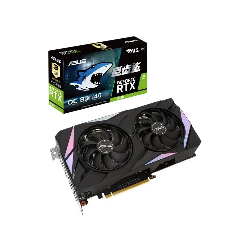 ASUS ATS DUAL ROG Phoenix RTX3050 O8G RTX 3050 поддержка процессора AMD Intel LHR для настольных