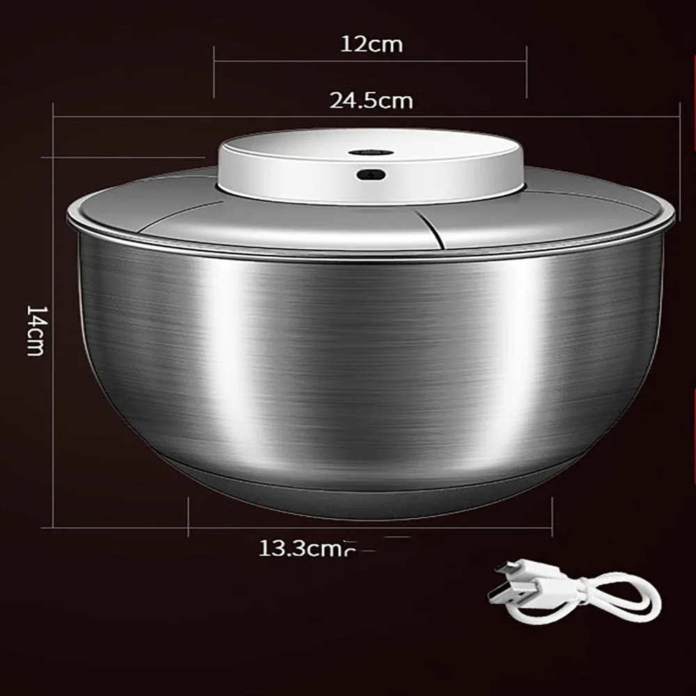 Electric Dried Machine Free Hand Washing Vegetables Stainless Steel Washing Dehydration Machine 5