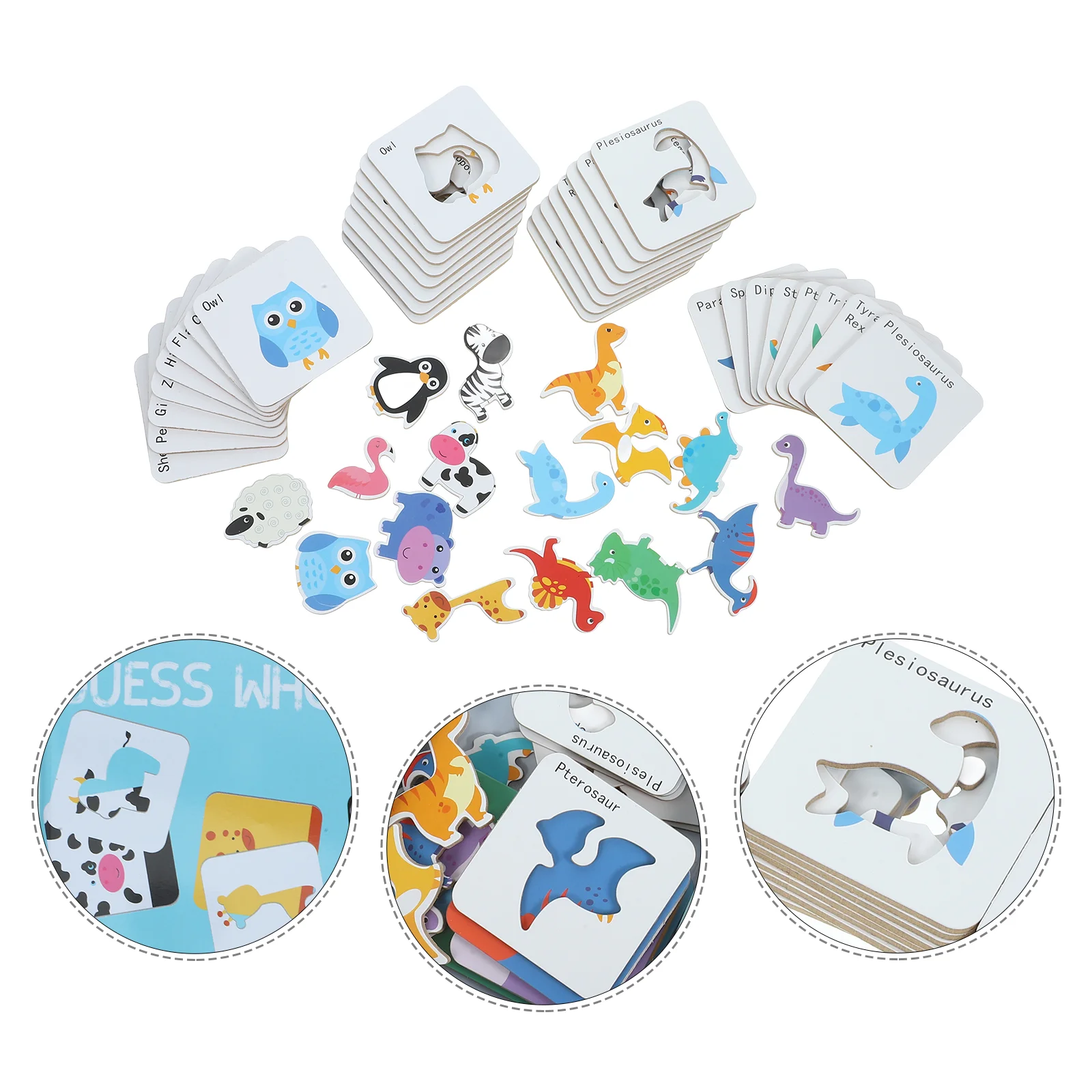 

Jigsaw Infant Toys Puzzle Educational Toddler Learning Puzzles for Toddlers Pieces Animal Kids Paper Child