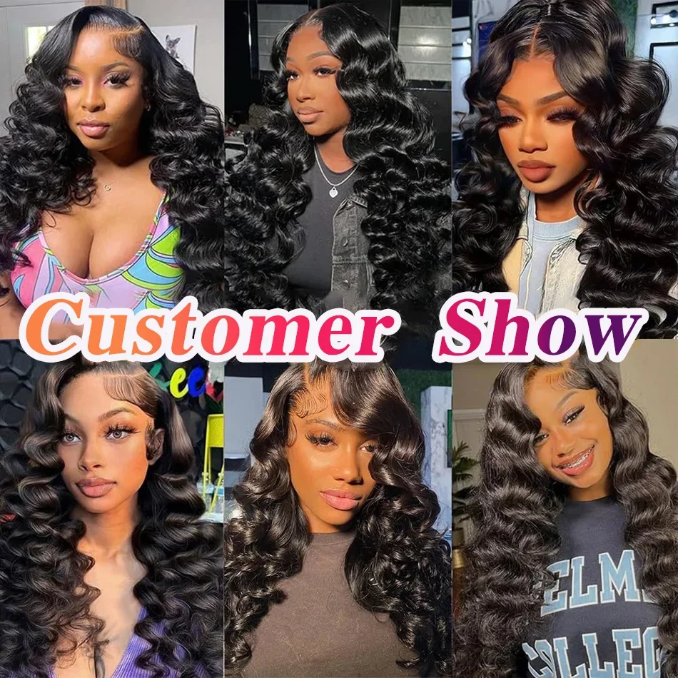 30 36 Inch 4 Bundles Deals Weft Brazilian Loose Wave Raw Virgin Unprocessed Human Hair Water Curly Extensions