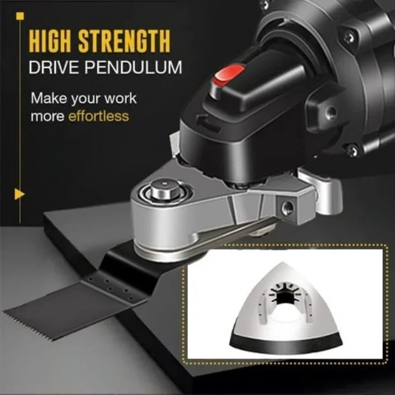 Kit Convertidor De Amoladora Angular A Multiherramienta – Adaptador Con Junta Para Corte, Pulido Y Lijado, Incluye Accesorios