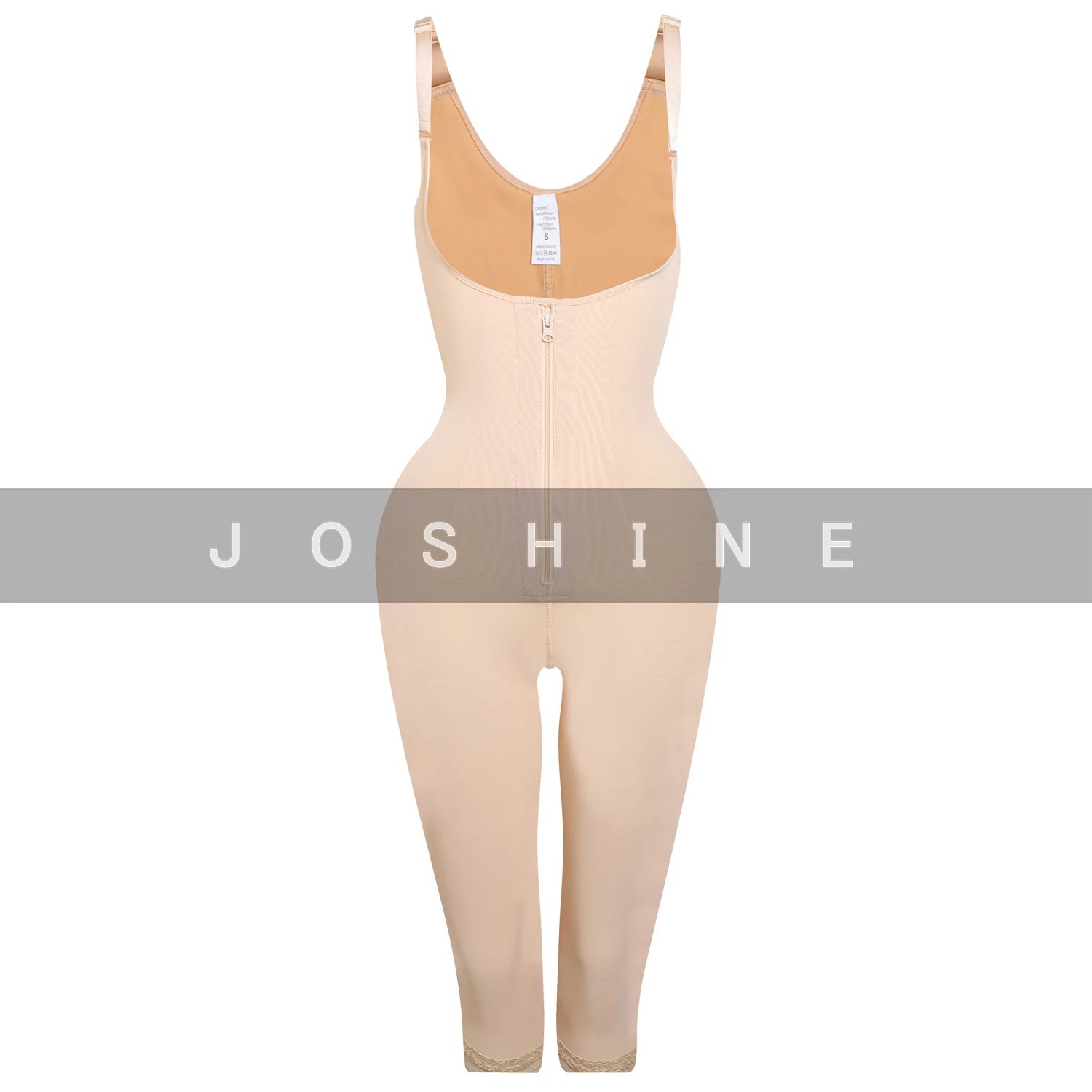 High Comfort Front Zipper High-pressure Shortened Trousers for Everyday and Post-operative Use Postpartum Recovery Faja