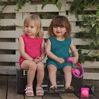 Collection SS Rose Bleu Mali 2026 : Robe pour fille, chaussons en coton pour nouveau-né, chapeaux, couverture, jupe pour adolescente, t-shirt, ensemble polo pour garçon 2