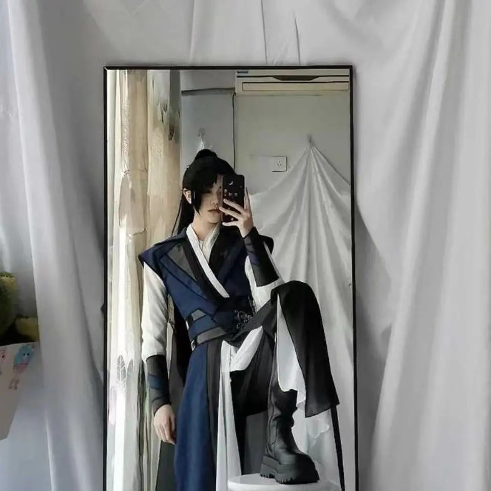 

Mo Ran Cosplay Costume Anime Er Ha Cosplay Costume Heaven Official's Bless Costume For Men And Women Chinese Anime Cos Wig props