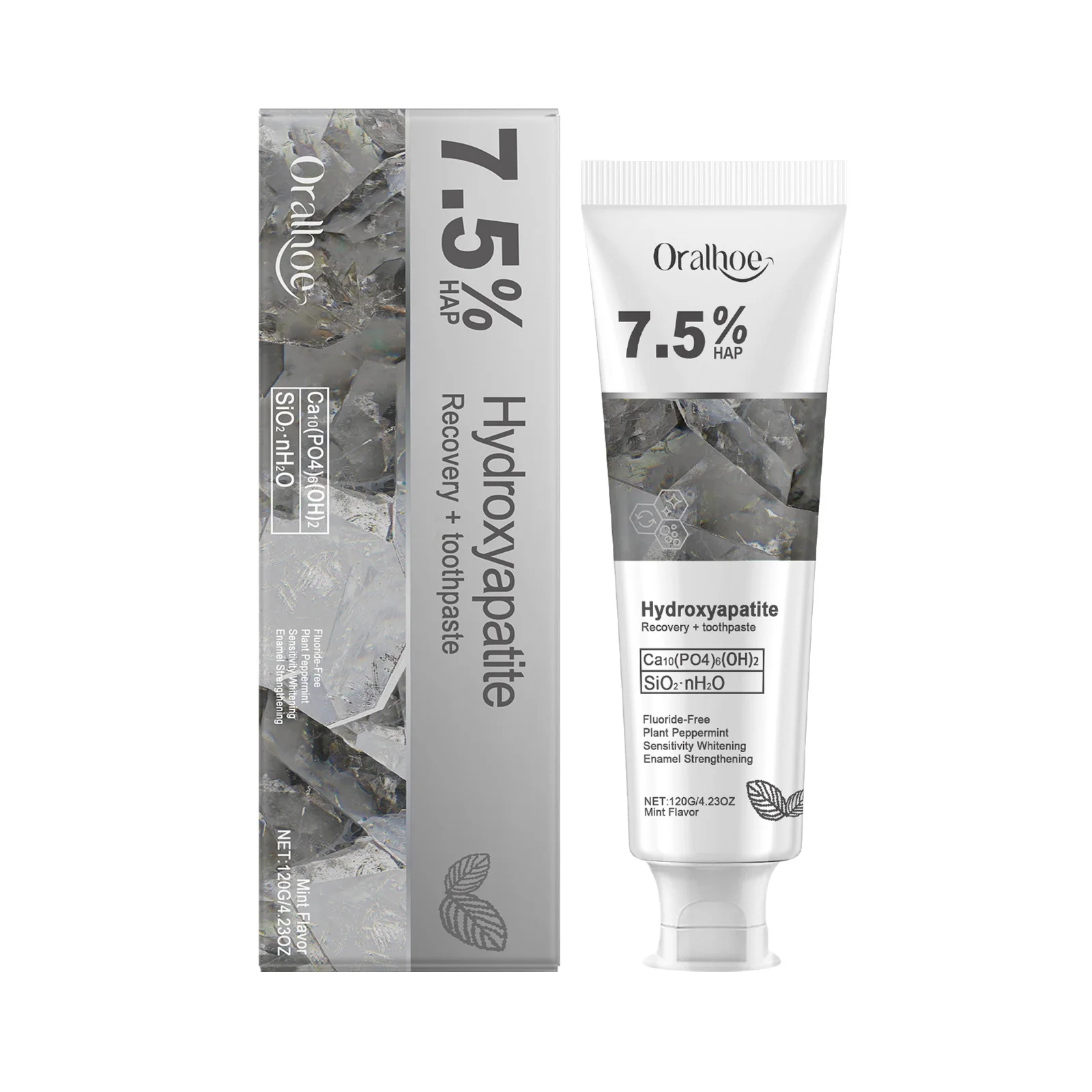 Toothpaste Hydroxyapatite Repair Cleaning Tartar Strengthen Tooth Enamel Breath Refreshing Oral Care Brightening 120g tooth decay repair