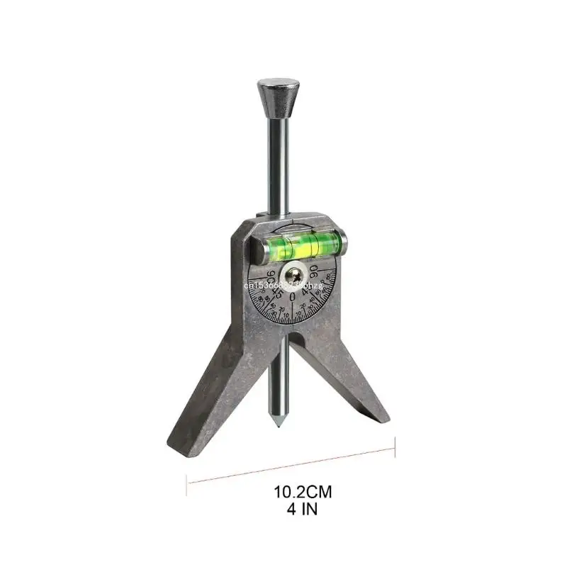 Manual Pipe Center Finder Tool Plumbing Contractor Welding Bubble Leveler Measure Pipes 0.5" and Up 4" Y-Type