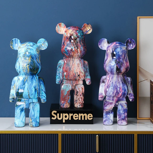 Bearbrick x LV Supreme 400% Bear