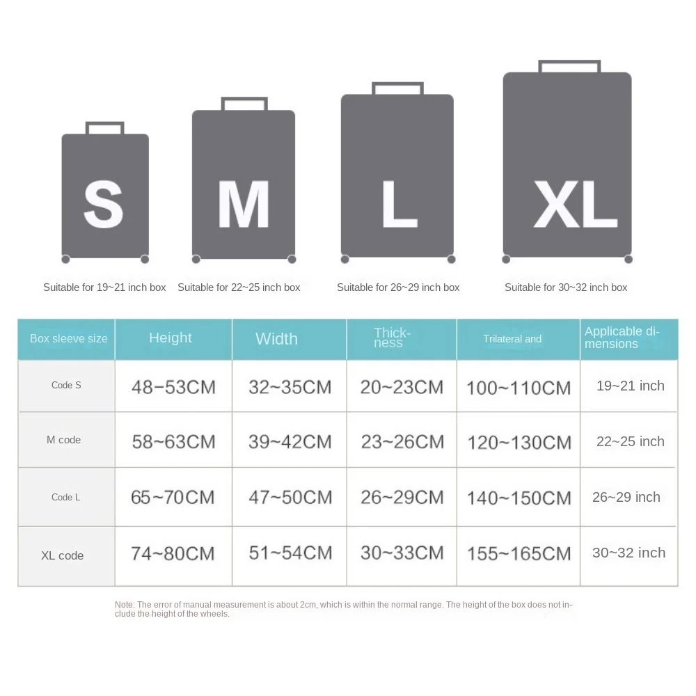 Cartoon Bear Luggage Protective Cover High Elasticity Painting Pattern Trolley Suitcase Dust Sleeves Dacron Travel Accessories 6