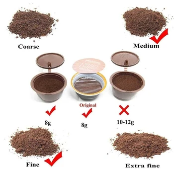 3pcs/Set Refillable Dolce Gusto Coffee Capsule Nescafe Dolce Gusto Reusable Capsule Gusto Capsules Dolce Gusto Refill 200 Times 4