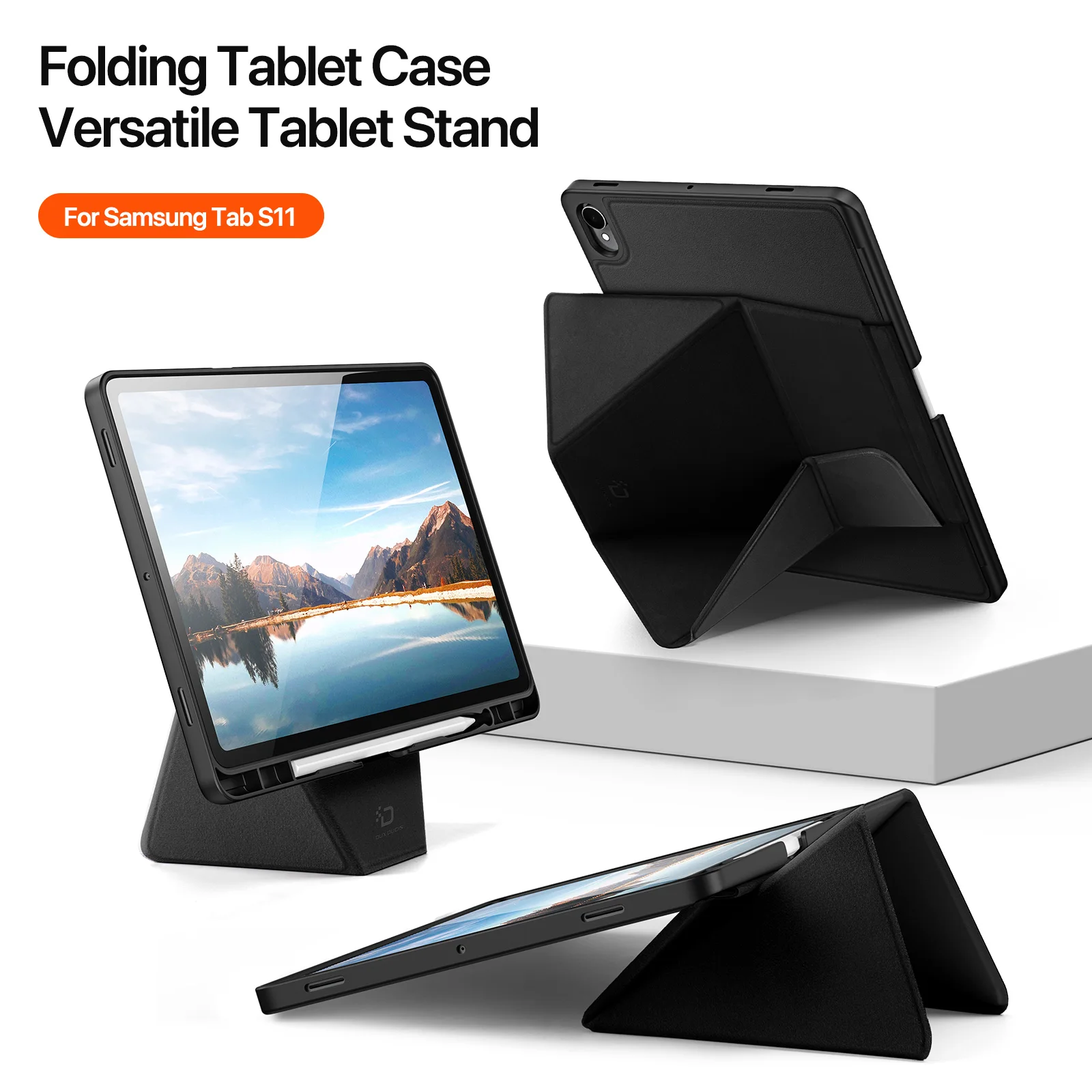 Premium Tablet Case with S Pen Holder and Multi-angle Support