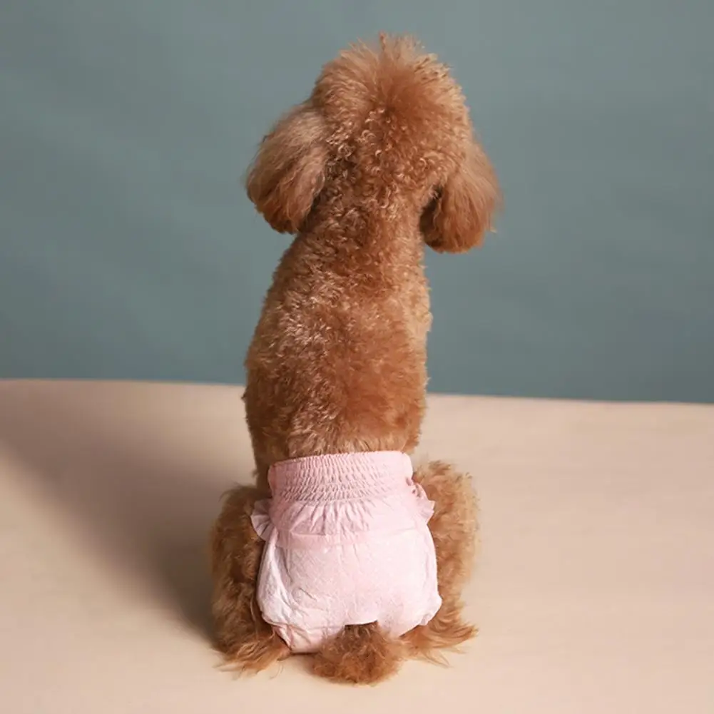 Title 13, 10Pcs Stretchy Dog Diapers With Tail Hole Super...