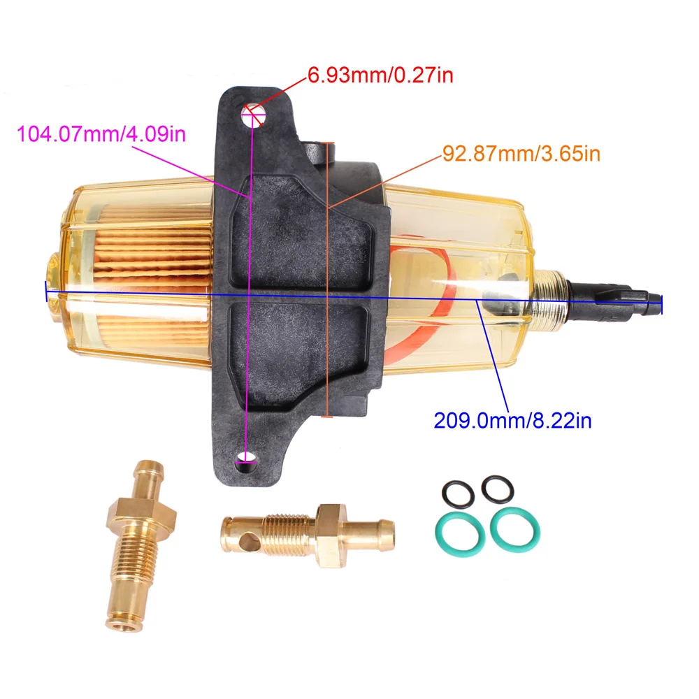UF-10K Fuel Filter Element Water Separator Assembly Elements Outboard Motor Boat Engine For Honda Yamaha Suzuki Mercury fuel filter,fuel filter water separator