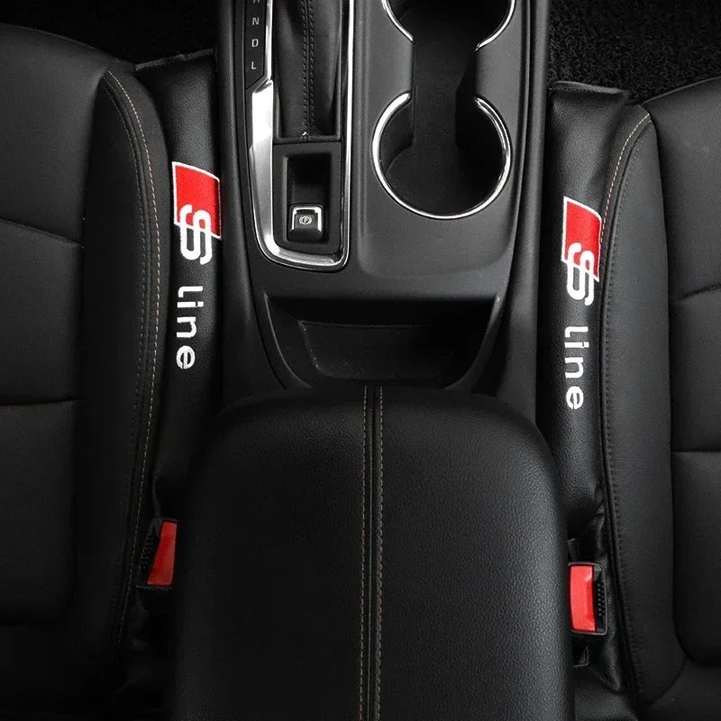 아우디 Q3, Q5, Q7, Q8, A1, A3, A4, A5, A6,A7, A8, V8, B5-B9 모델용 자동차 인테리어 장식 세트-프리미엄 자동차 액세서리, 2 개